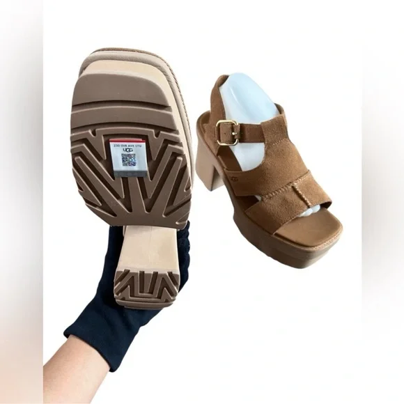 UGG Height Women's Platform T-strap Sandals - Picture 14 of 14